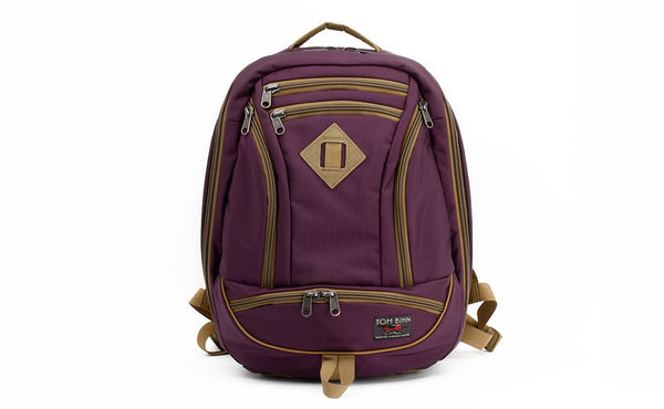 A face shot of the Guide's Edition Synik 22 in Aubergine (dark purple) 525 Ballistic.
